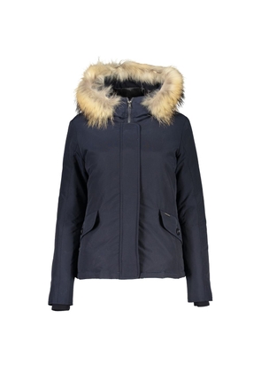 Woolrich Blue Cotton Jackets & Coat - M