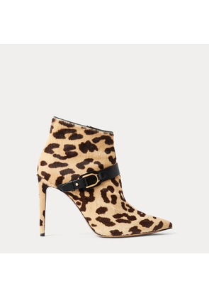 Zandra Welington Leopard-Print Bootie