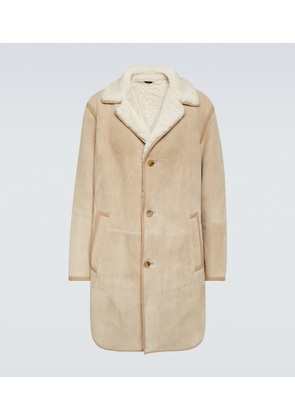 Loro Piana Sedrun shearling-lined suede coat