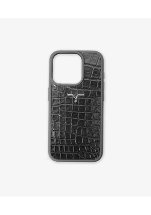 Larusmiani Alligator Cover Foriphone 15 Accessory