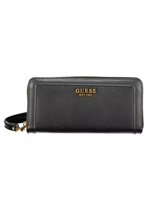 Elegant Multi-Compartment Black Wallet