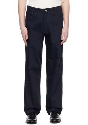 Emporio Armani Navy Bull Trousers