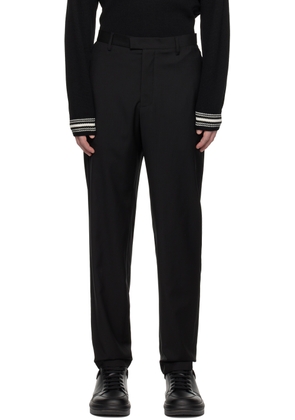 Emporio Armani Black Three-Pocket Trousers