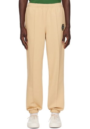 Lacoste Beige Pinched Seam Sweatpants