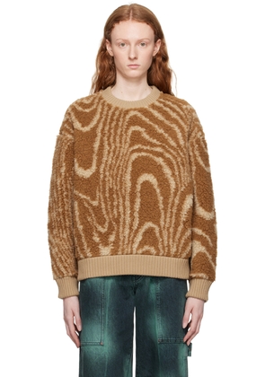 Stella McCartney Brown Stripe Sweater