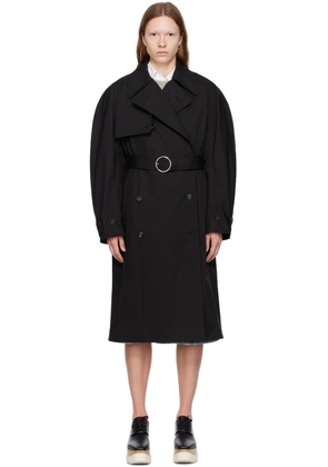 Stella McCartney Black Belted Trench Coat