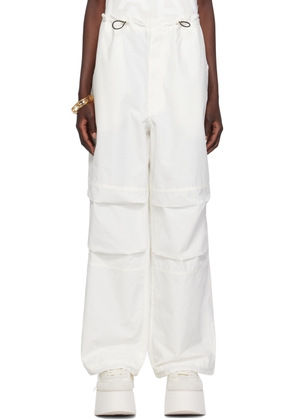 Marc Jacobs White 'The Balloon' Trousers