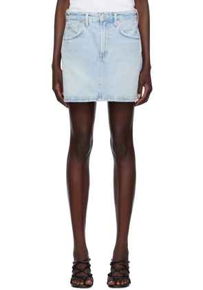 Citizens of Humanity Blue Beatnik Denim Miniskirt