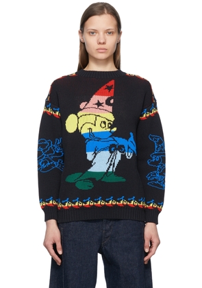 Stella McCartney Black Fantasia Rainbow Mickey Sweater