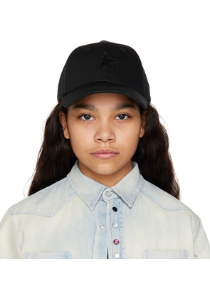 Golden Goose Kids Black Star Cap