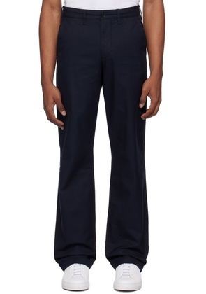 Lacoste Navy Straight-Leg Trousers