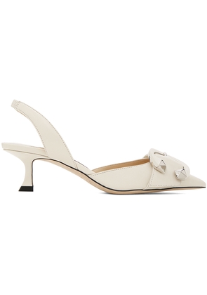 Jimmy Choo Off-White Moni 50 Heels