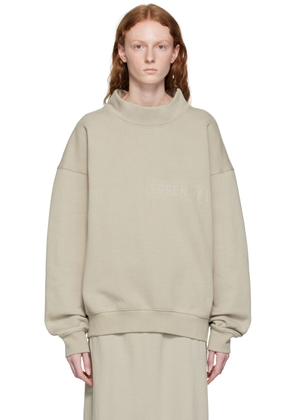 Fear of God ESSENTIALS Gray Mock Neck Sweatshirt