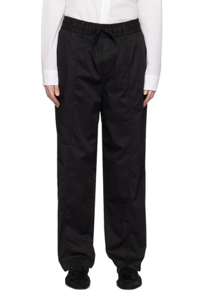 Emporio Armani Black Drawstring Trousers