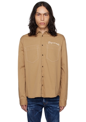 Dsquared2 Brown Regular Shirt