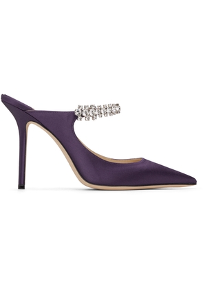 Jimmy Choo Purple Bing 100 Mules