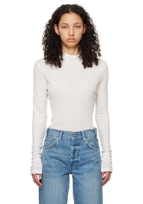 ANINE BING White Lia Turtleneck