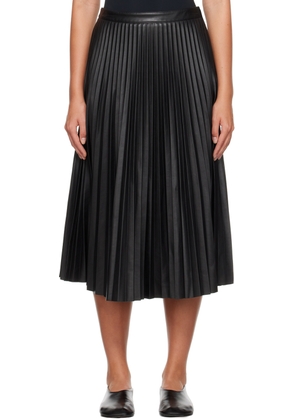 Proenza Schouler Black Proenza Schouler White Label Faux-Leather Midi Skirt