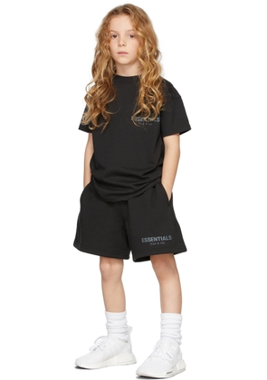 Fear of God ESSENTIALS Kids Black Jersey T-Shirt