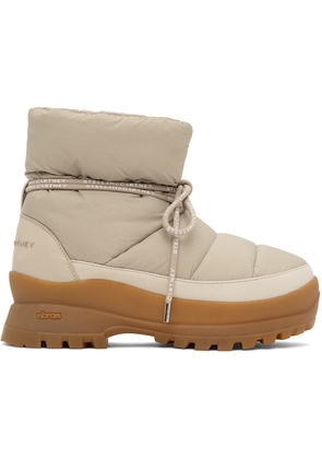 Stella McCartney Beige Trace Puffy Boots