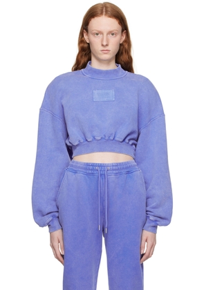 Moschino Jeans Purple Faded Sweatshirt