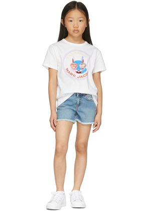 Marc Jacobs Kids Blue Denim Brooklyn Shorts