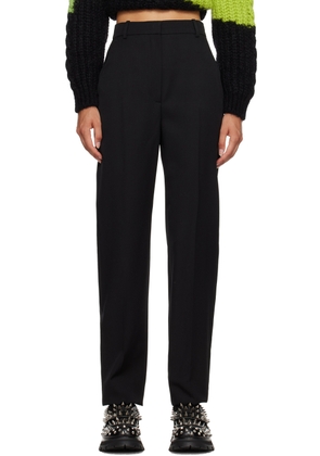 Alexander McQueen Black Barathea Trousers