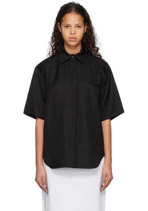 Loulou Studio Black Moheli Shirt