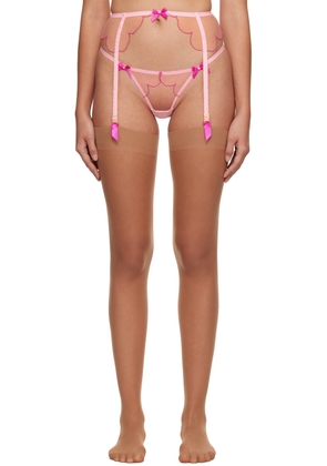 Agent Provocateur Pink Lorna Garter Belt