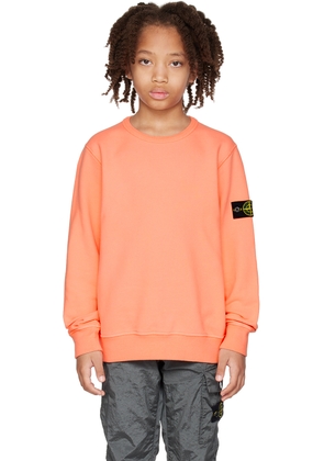 Stone Island Junior Kids Orange 61320 Sweatshirt