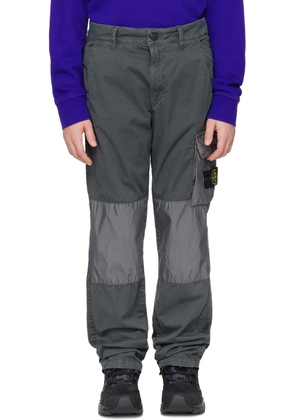 Stone Island Junior Kids Gray 30510 Cargo Pants