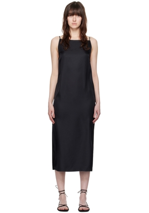 Loulou Studio Black Sulum Midi Dress