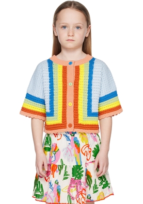 Stella McCartney Kids Multicolor Striped Cardigan