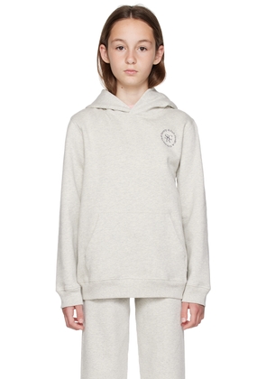 Sporty & Rich Kids Gray Printed Hoodie