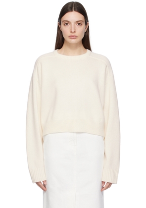 Loulou Studio Off-White Bruzzi Sweater