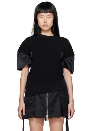 sacai Black Mix Sweater