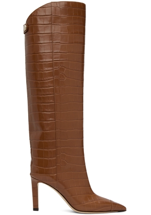 Jimmy Choo Tan Alizze 85 Boots