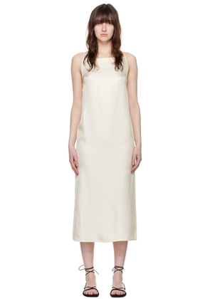 Loulou Studio Off-White Sulum Midi Dress