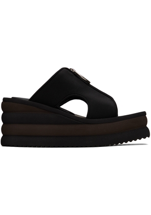 Stella McCartney Black Scuba Slides