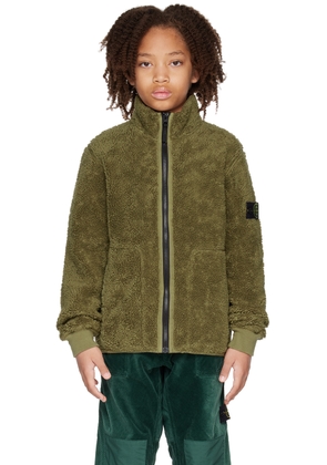 Stone Island Junior Kids Green Patch Jacket