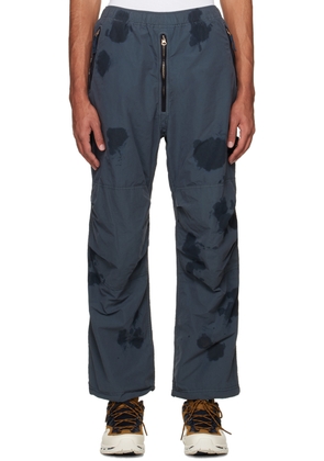 Stone Island Gray Hand Coloring Trousers