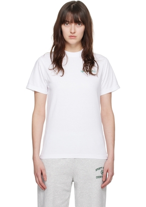 Sporty & Rich White 'Eat More Veggies' T-Shirt