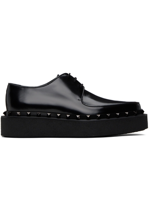 Valentino Garavani Black Rockstud M-Way Derbys