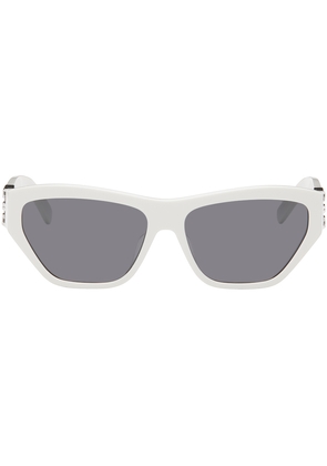 Givenchy White 4G Sunglasses