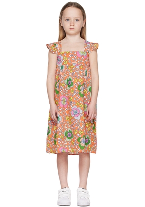 Stella McCartney Kids Orange Floral Dress