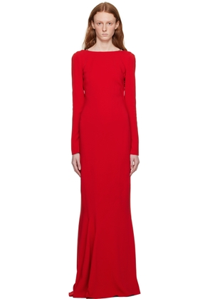 Givenchy Red Chain Link Maxi Dress