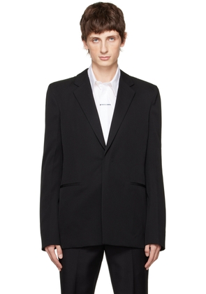 Givenchy Black Notched Blazer