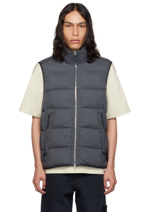 Stone Island Gray Seamless Tunnel Down Vest