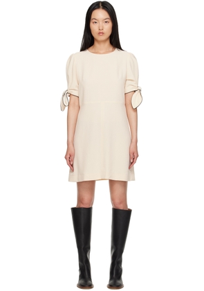 See by Chloé Beige City Minidress