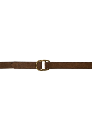 Polo Ralph Lauren Brown Suede D-Ring Belt